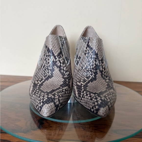 Inez booties Marisol 90 in Natural Snake Emboss - Picture 9 of 16